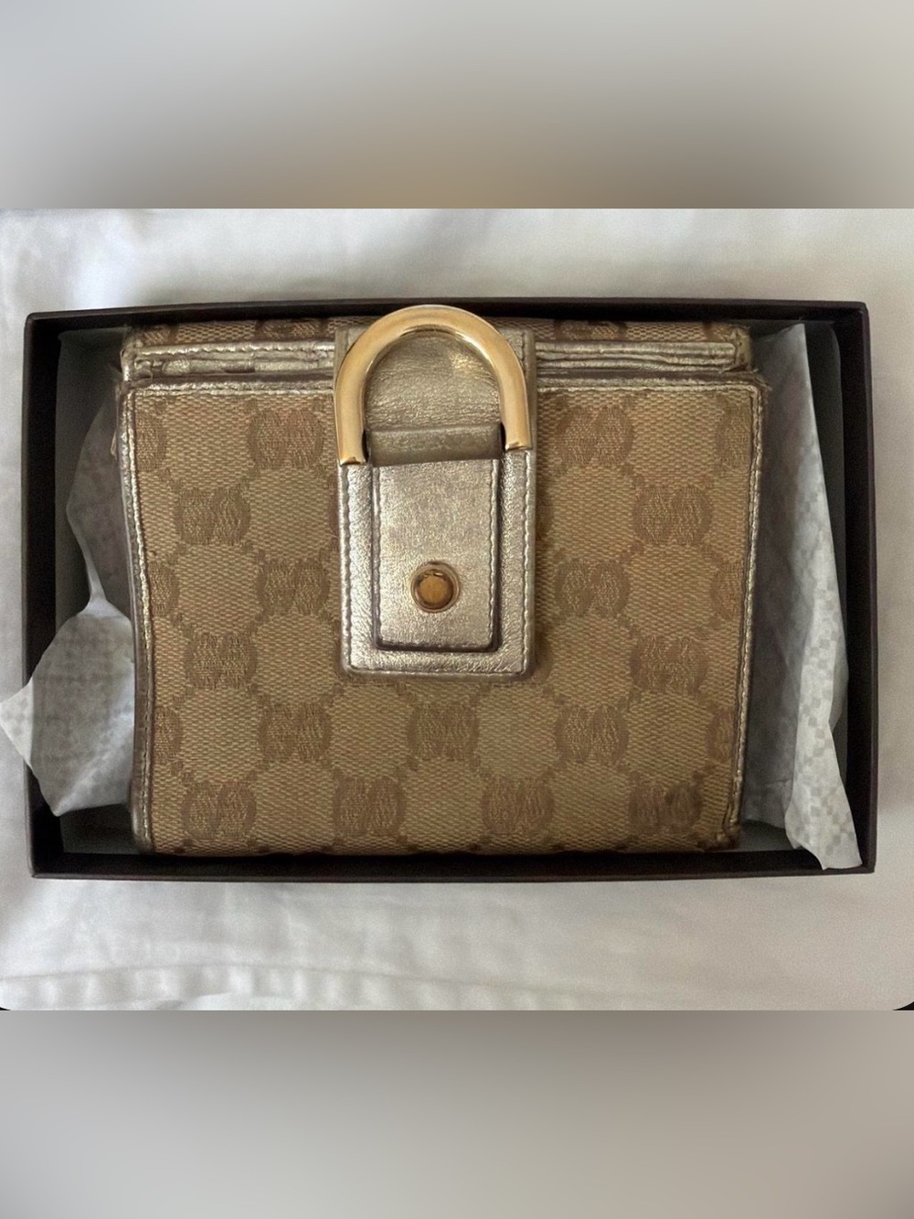 Vintage Gucci Tom Ford Era Monogram Wallet